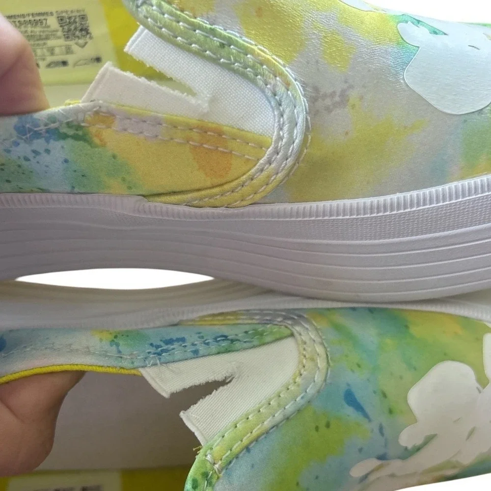 Sperry Crest Twin Gore Tropical Tie Dye Platform Slip-On Shoes, Size 7.5, Casual